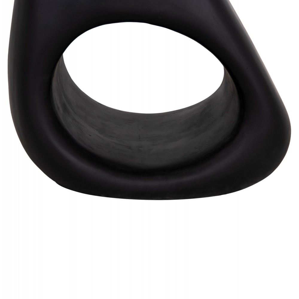 ΒΟΗΘΗΤΙΚΟ ΤΡΑΠΕΖΙ AIDA HM4692.01 FIBER CEMENT ΜΑΥΡΟ--ΞΥΛΟ TEAK TOP 47x60x59Υεκ