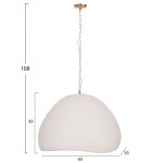 ΦΩΤΙΣΤΙΚΟ ΟΡΟΦΗΣ ΚΡΕΜΑΣΤΟ JAYLEN HM4703.02L FIBER CEMENT ΛΕΥΚΟ 65x55x45Υεκ.