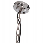 ΦΩΤΙΣΤΙΚΟ ΟΡΟΦΗΣ ΚΡΕΜΑΣΤΟ JAYLEN HM4703.03S FIBER CEMENT ΓΚΡΙ 44x39x30Υεκ.