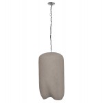 ΦΩΤΙΣΤΙΚΟ ΟΡΟΦΗΣ ΚΡΕΜΑΣΤΟ LOGKY HM4704.03L--FIBER CEMENT ΓΚΡΙ 35x35x67Υεκ