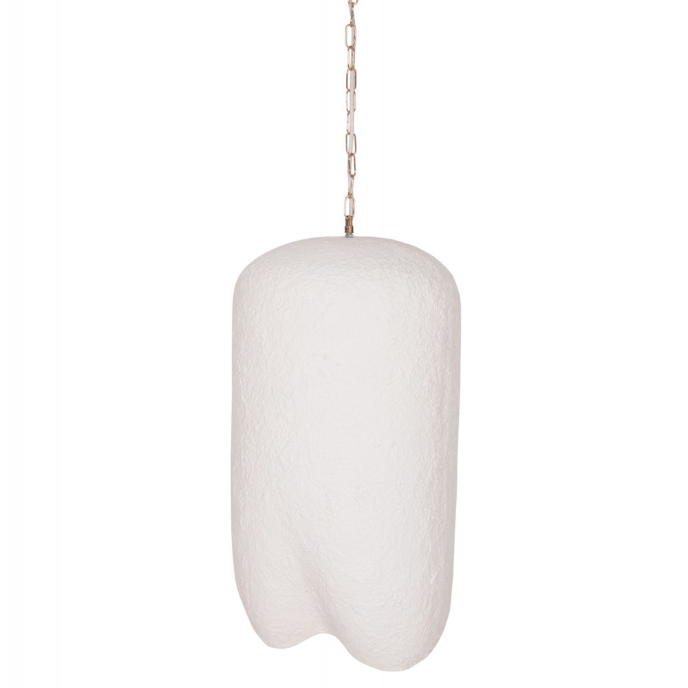 ΦΩΤΙΣΤΙΚΟ ΟΡΟΦΗΣ ΚΡΕΜΑΣΤΟ LOGKY HM4704.02L--FIBER CEMENT ΛΕΥΚΟ 35x35x67Υεκ