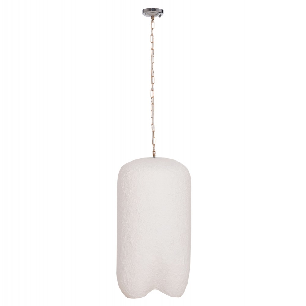 ΦΩΤΙΣΤΙΚΟ ΟΡΟΦΗΣ ΚΡΕΜΑΣΤΟ LOGKY HM4704.02L--FIBER CEMENT ΛΕΥΚΟ 35x35x67Υεκ