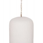 ΦΩΤΙΣΤΙΚΟ ΟΡΟΦΗΣ ΚΡΕΜΑΣΤΟ LOGKY HM4704.02L--FIBER CEMENT ΛΕΥΚΟ 35x35x67Υεκ