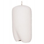 ΦΩΤΙΣΤΙΚΟ ΟΡΟΦΗΣ ΚΡΕΜΑΣΤΟ LOGKY HM4704.02L--FIBER CEMENT ΛΕΥΚΟ 35x35x67Υεκ