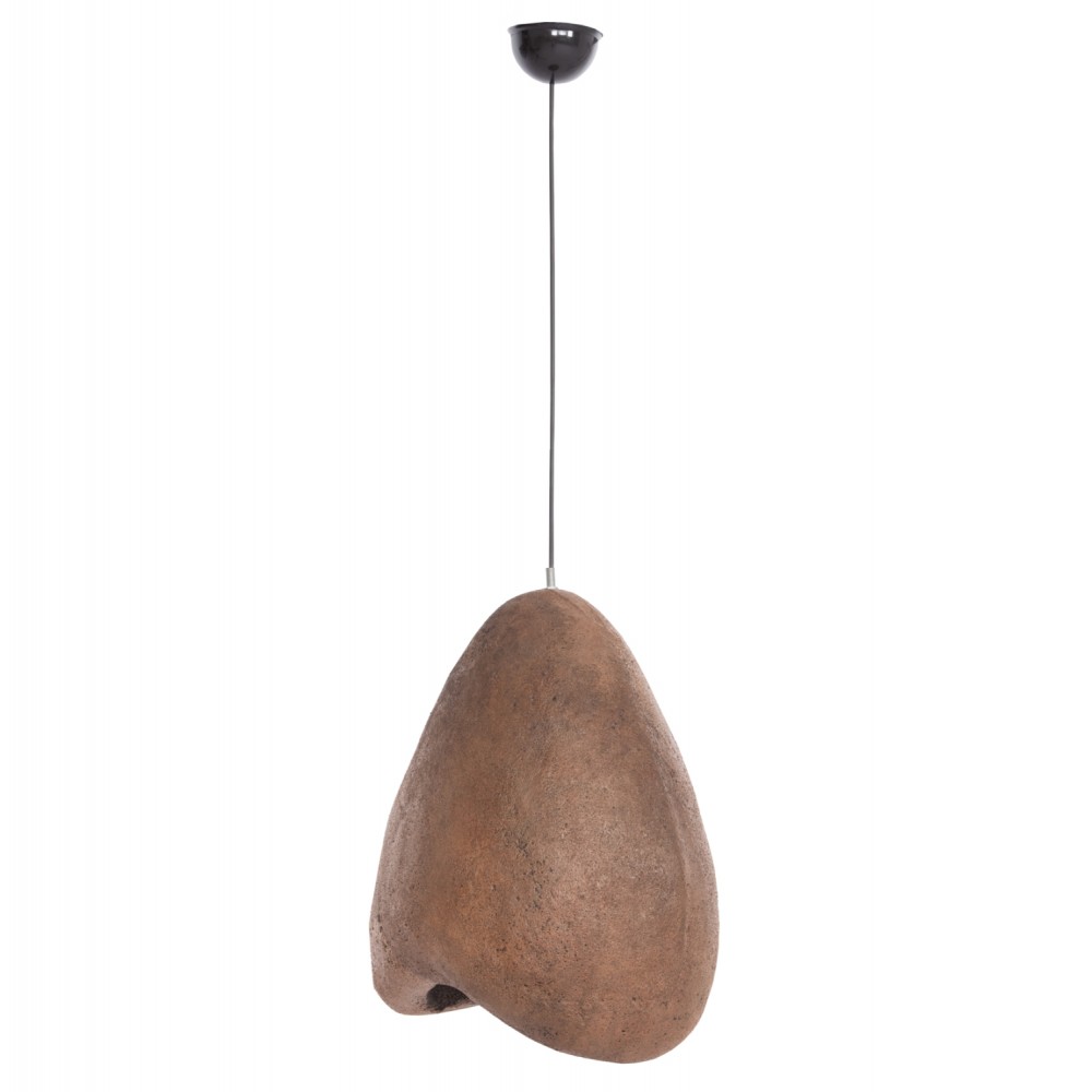 ΦΩΤΙΣΤΙΚΟ ΟΡΟΦΗΣ ΜΕ ΟΨΗ ΠΕΤΡΑΣ STONER (S) HM4417 ΣΚΟΥΡΟ ΜΠΕΖ 35x27x40Υεκ.