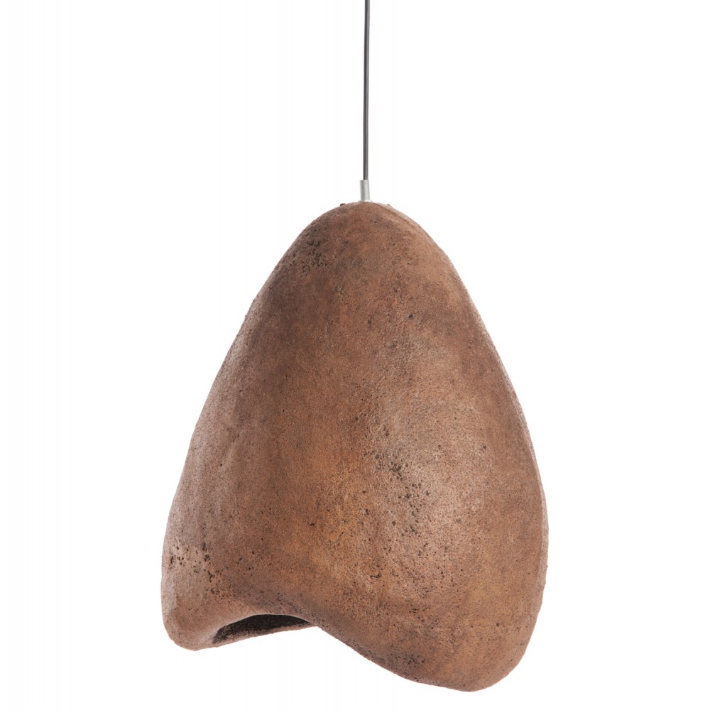 ΦΩΤΙΣΤΙΚΟ ΟΡΟΦΗΣ ΜΕ ΟΨΗ ΠΕΤΡΑΣ STONER (S) HM4417 ΣΚΟΥΡΟ ΜΠΕΖ 35x27x40Υεκ.