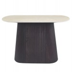 ΚΟΝΣΟΛΑ CATER HM18323 ΚΕΡΑΜΙΚΟ TOP ΟΨΗ ΤΡΑΒΕΡΤΙΝΑΣ-MDF ΒΑΣΗ 120x40x77Υεκ.