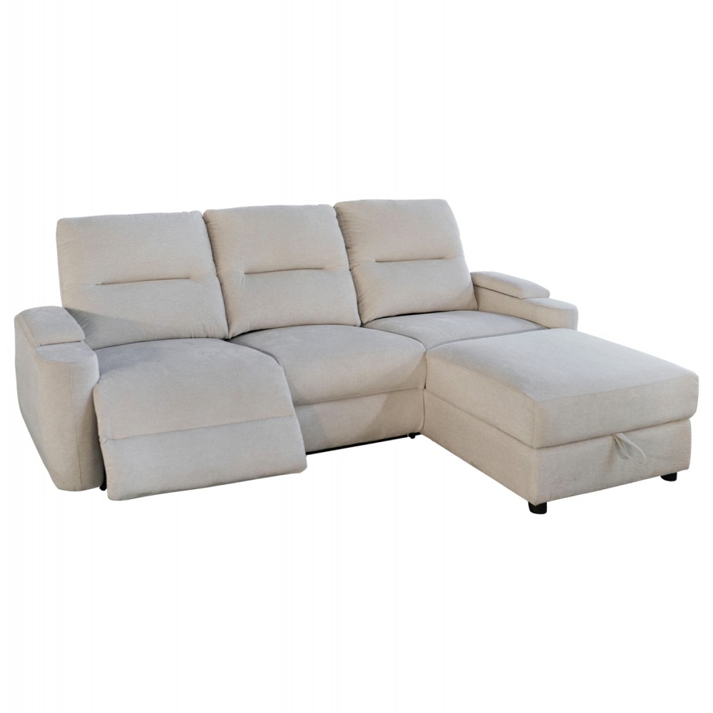 ΚΑΝΑΠΕΣ ΔΕΞΙΑ ΓΩΝΙΑ SYNTHIA HM3308.01R ΑΝΑΚΛΙΣΗ & ΑΠΟΘ.ΧΩΡΟΣ--ΜΠΕΖ 246x159x97Υεκ