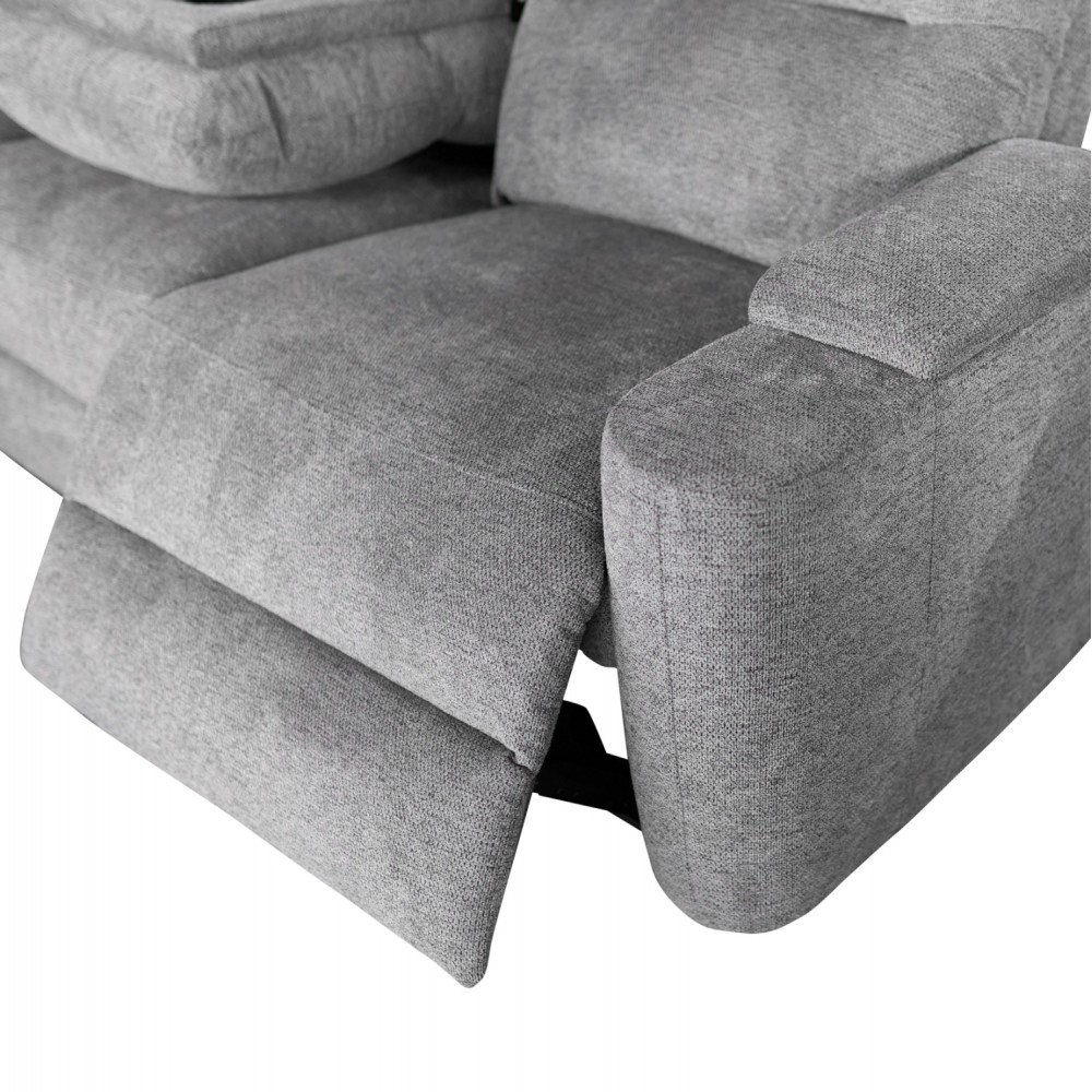 ΚΑΝΑΠΕΣ ΑΡΙΣΤΕΡΗ ΓΩΝΙΑ SYNTHIA HM3308.03L ΑΝΑΚΛΙΣΗ & ΑΠΟΘ.ΧΩΡΟΣ--ΓΚΡΙ 246x159x97Υεκ