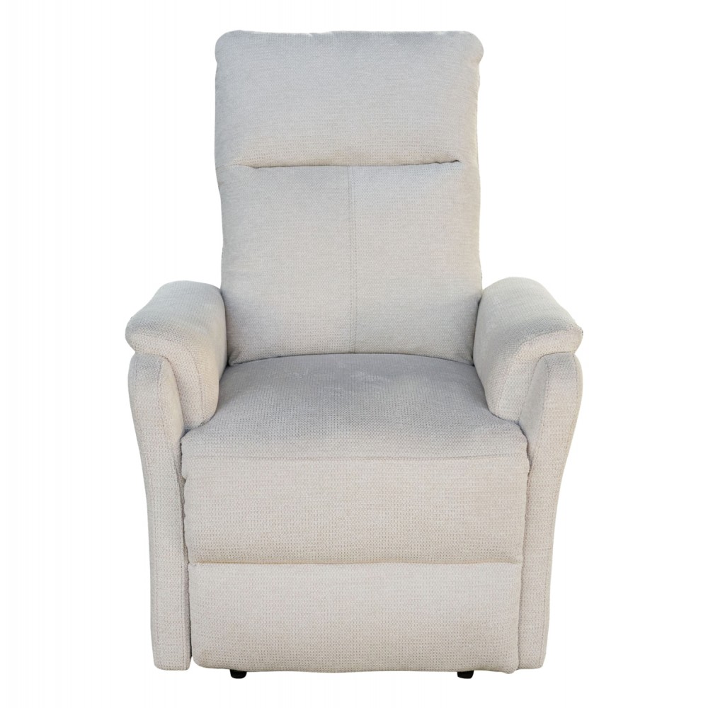 ΠΟΛΥΘΡΟΝΑ RELAX ΜΕ ΗΛΕΚΤΡΙΚΗ ΑΝΑΚΛΙΣΗ SYNTHIA HM3309.01 ΜΠΕΖ ΥΦΑΣΜΑ 75x86x100Yεκ