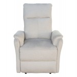 ΠΟΛΥΘΡΟΝΑ RELAX ΜΕ ΗΛΕΚΤΡΙΚΗ ΑΝΑΚΛΙΣΗ SYNTHIA HM3309.01 ΜΠΕΖ ΥΦΑΣΜΑ 75x86x100Yεκ