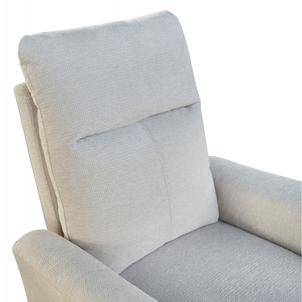 ΠΟΛΥΘΡΟΝΑ RELAX ΜΕ ΗΛΕΚΤΡΙΚΗ ΑΝΑΚΛΙΣΗ SYNTHIA HM3309.01 ΜΠΕΖ ΥΦΑΣΜΑ 75x86x100Yεκ