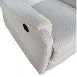 ΠΟΛΥΘΡΟΝΑ RELAX ΜΕ ΗΛΕΚΤΡΙΚΗ ΑΝΑΚΛΙΣΗ SYNTHIA HM3309.01 ΜΠΕΖ ΥΦΑΣΜΑ 75x86x100Yεκ