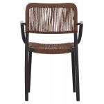 ΠΟΛΥΘΡΟΝΑ ΕΞ.ΧΩΡΟΥ STRIDER HM6391.02 ΜΑΥΡΟ ΠΟΛΥΠΡΟΠΥΛΕΝΙΟ--ΚΑΦΕ ΣΧΟΙΝΙ 57x53x80Υεκ.