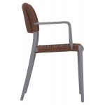 ΠΟΛΥΘΡΟΝΑ ΕΞ.ΧΩΡΟΥ STRIDER HM6391.03 ΓΚΡΙ ΠΟΛΥΠΡΟΠΥΛΕΝΙΟ--ΚΑΦΕ ΣΧΟΙΝΙ 57x53x80Υεκ.