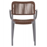 ΠΟΛΥΘΡΟΝΑ ΕΞ.ΧΩΡΟΥ STRIDER HM6391.03 ΓΚΡΙ ΠΟΛΥΠΡΟΠΥΛΕΝΙΟ--ΚΑΦΕ ΣΧΟΙΝΙ 57x53x80Υεκ.