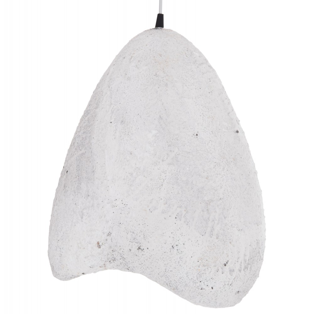 ΦΩΤΙΣΤΙΚΟ ΟΡΟΦΗΣ ΜΕ ΟΨΗ ΠΕΤΡΑΣ STONER (S) HM4417.02 ΛΕΥΚΟ 37x30x45Υεκ.