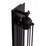 ΑΠΛΙΚΑ ΤΟΙΧΟΥ 2ΦΩΤΗ BEACON HM4463 ΜΕΤΑΛΛΟ ΣΕ ΜΑΥΡΟ 10x10x47Υεκ.