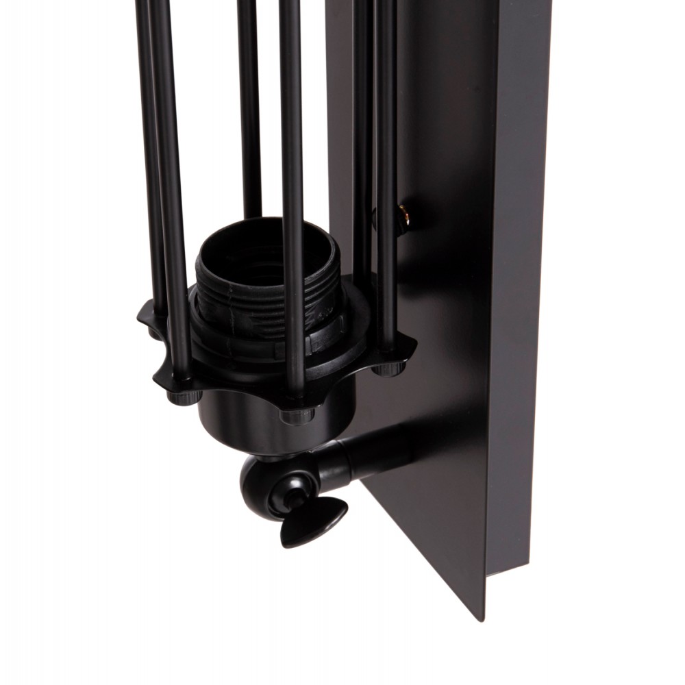 ΑΠΛΙΚΑ ΤΟΙΧΟΥ 2ΦΩΤΗ BEACON HM4463 ΜΕΤΑΛΛΟ ΣΕ ΜΑΥΡΟ 10x10x47Υεκ.