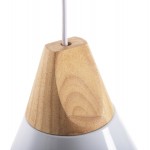 ΦΩΤΙΣΤΙΚΟ ΟΡΟΦΗΣ ΚΡΕΜΑΣΤΟ HM4144 ΛΕΥΚΟ ΜΕΤΑΛΛΙΚΟ ΚΑΠΕΛΟ 24,5x24,5x113Υεκ.