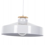 ΦΩΤΙΣΤΙΚΟ ΟΡΟΦΗΣ ΚΡΕΜΑΣΤΟ HM4159.02 ΛΕΥΚΟ ΜΕΤΑΛΛΙΚΟ ΚΑΠΕΛΟ Φ40x116Υεκ