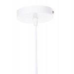 ΦΩΤΙΣΤΙΚΟ ΟΡΟΦΗΣ ΚΡΕΜΑΣΤΟ HM4159.02 ΛΕΥΚΟ ΜΕΤΑΛΛΙΚΟ ΚΑΠΕΛΟ Φ40x116Υεκ