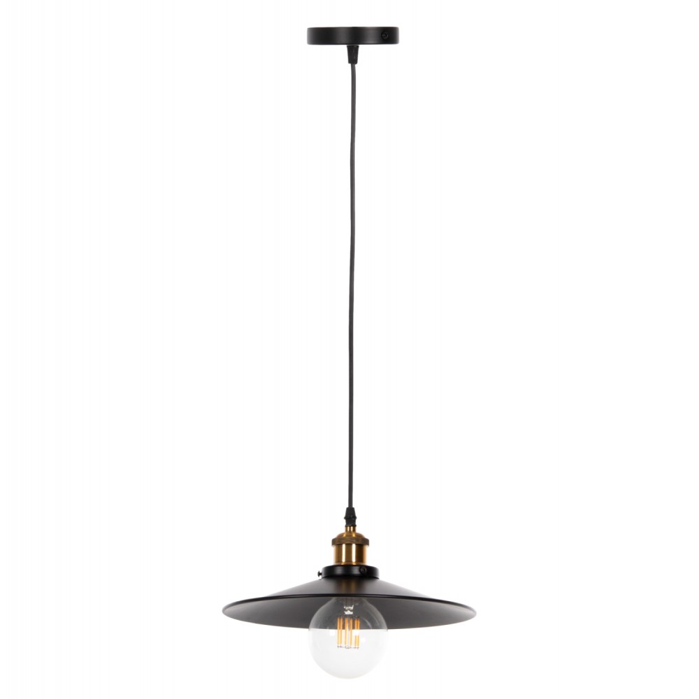 ΦΩΤΙΣΤΙΚΟ ΟΡΟΦΗΣ ΚΡΕΜΑΣΤΟ HM4162 ΜΑΥΡΟ ΜΕΤΑΛΛΟ-ΧΡΥΣΗ ΛΕΠΤΟΜΕΡΕΙΑ Φ30x109Υεκ