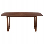 ΤΡΑΠΕΖΙ ΤΡΑΠΕΖΑΡΙΑΣ RINER ΟΡΘΟΓΩΝΙΟ HM9745 MDF ΜΕ ΚΑΠΛΑΜΑ ΚΑΡΥΔΙΑΣ 180x90x76εκ.