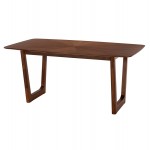 ΤΡΑΠΕΖΙ ΤΡΑΠΕΖΑΡΙΑΣ RINER ΟΡΘΟΓΩΝΙΟ HM9745 MDF ΜΕ ΚΑΠΛΑΜΑ ΚΑΡΥΔΙΑΣ 180x90x76εκ.