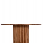 ΤΡΑΠΕΖΙ ΤΡΑΠΕΖΑΡΙΑΣ ΣΤΡΟΓΓΥΛΟ RODER HM9896 ΞΥΛΟ ΤΕΑΚ- 3εκ. πάχος επιφ.- Φ130x79,5Υεκ