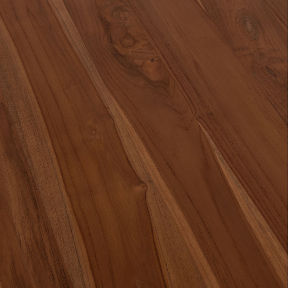 ΤΡΑΠΕΖΙ ΤΡΑΠΕΖΑΡΙΑΣ ΣΤΡΟΓΓΥΛΟ RODER HM9896 ΞΥΛΟ ΤΕΑΚ- 3εκ. πάχος επιφ.- Φ130x79,5Υεκ