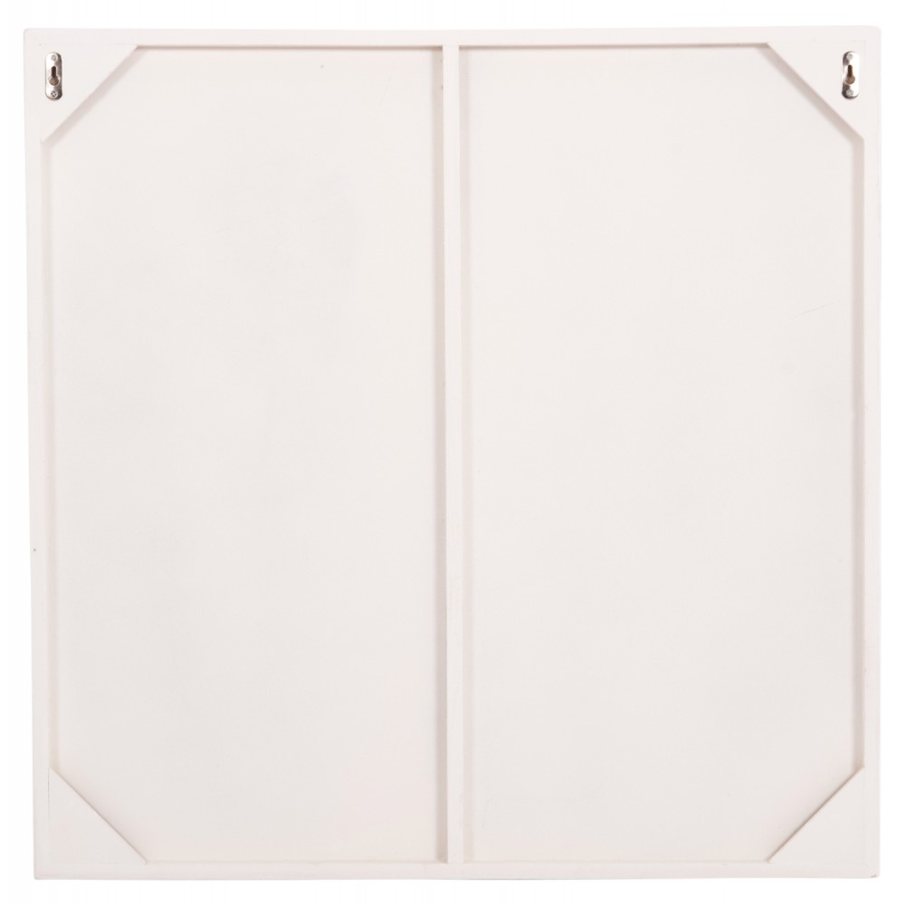 ΠΙΝΑΚΑΣ ΤΕΤΡΑΓΩΝΟΣ ΣΕΙΡΑ SANTORINI HM4507 MDF ΣΕ ΥΠΟΛΕΥΚΟ ΧΡΩΜΑ 80x4(πάχος)x80Υεκ.