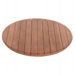 ΕΠΙΦΑΝΕΙΑ ΤΡΑΠΕΖΙΟΥ ΣΤΡΟΓΓΥΛΗ HM18132 ΞΥΛΟ TEAK--ΦΥΣΙΚΟ Φ60x4(πάχος)εκ.