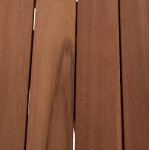 ΕΠΙΦΑΝΕΙΑ ΤΡΑΠΕΖΙΟΥ ΣΤΡΟΓΓΥΛΗ HM18133 ΞΥΛΟ TEAK--ΦΥΣΙΚΟ Φ70x4(πάχος)εκ.