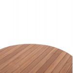 ΕΠΙΦΑΝΕΙΑ ΤΡΑΠΕΖΙΟΥ ΣΤΡΟΓΓΥΛΗ HM18134 ΞΥΛΟ TEAK--ΦΥΣΙΚΟ Φ80x4(πάχος)εκ.