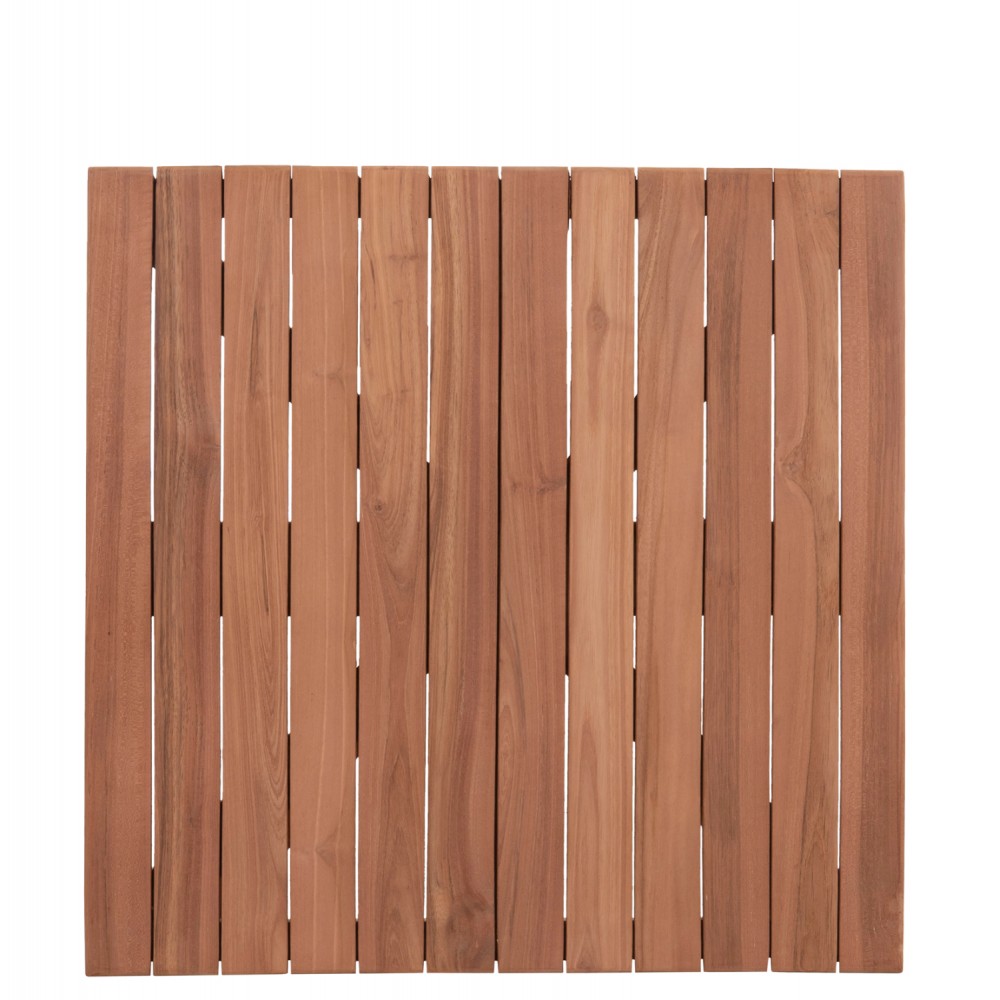 ΕΠΙΦΑΝΕΙΑ ΤΡΑΠΕΖΙΟΥ ΤΕΤΡΑΓΩΝΗ HM18135 ΞΥΛΟ TEAK--ΦΥΣΙΚΟ 60x60x4(πάχος)εκ.