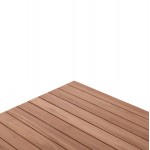 ΕΠΙΦΑΝΕΙΑ ΤΡΑΠΕΖΙΟΥ ΤΕΤΡΑΓΩΝΗ HM18135 ΞΥΛΟ TEAK--ΦΥΣΙΚΟ 60x60x4(πάχος)εκ.