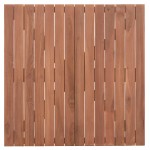 ΕΠΙΦΑΝΕΙΑ ΤΡΑΠΕΖΙΟΥ ΤΕΤΡΑΓΩΝΗ HM18136 ΞΥΛΟ TEAK--ΦΥΣΙΚΟ 70x70x4(πάχος)εκ.