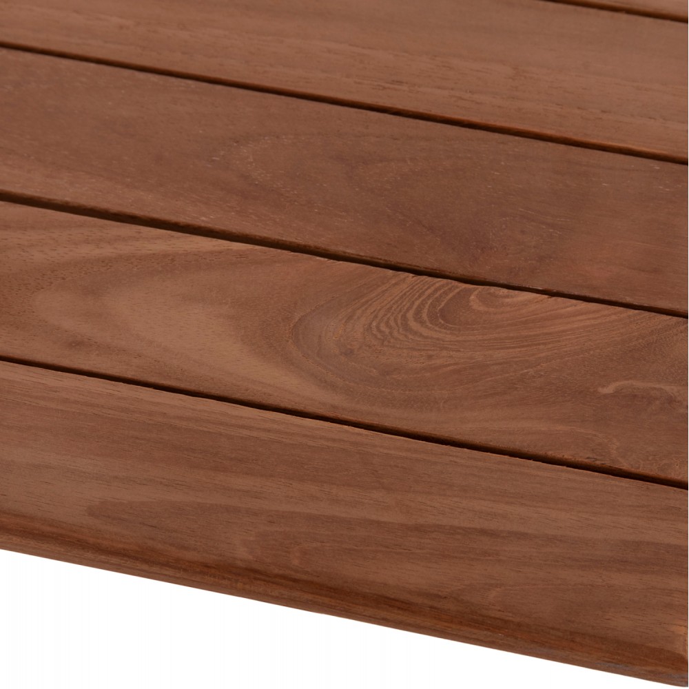 ΕΠΙΦΑΝΕΙΑ ΤΡΑΠΕΖΙΟΥ ΤΕΤΡΑΓΩΝΗ HM18137 ΞΥΛΟ TEAK--ΦΥΣΙΚΟ 80x80x4(πάχος)εκ.