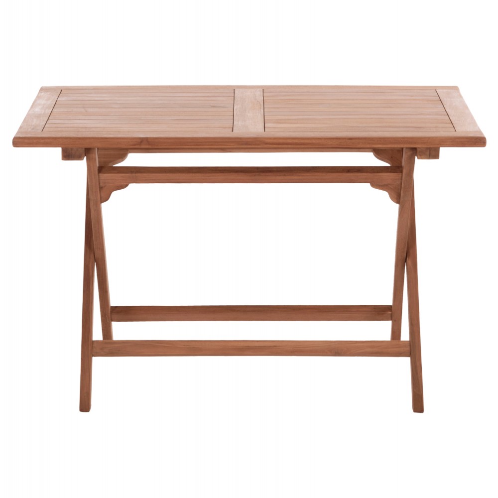 ΤΡΑΠΕΖΙ ΠΤΥΣΣΟΜΕΝΟ ΟΡΘΟΓΩΝΙΟ ERIS HM18117 ΞΥΛΟ TEAK--ΦΥΣΙΚΟ 120x70x76Υεκ.