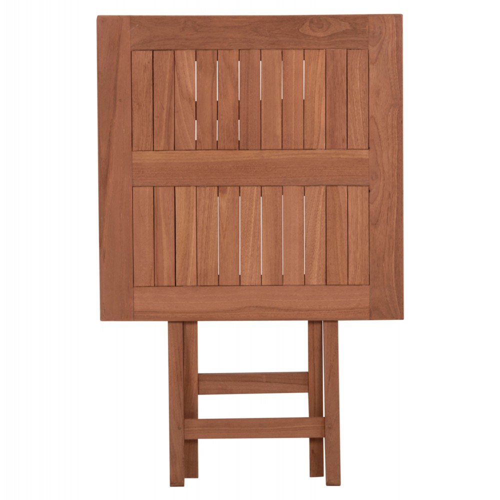 ΤΡΑΠΕΖΙ ΣΚΗΝΟΘΕΤΗ ΤΕΤΡΑΓΩΝΟ ERIS HM18118 ΞΥΛΟ TEAK--ΦΥΣΙΚΟ 60x60x75Υεκ.