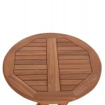 ΤΡΑΠΕΖΙ ΣΚΗΝΟΘΕΤΗ ΣΤΡΟΓΓΥΛΟ ERIS HM18119 ΞΥΛΟ TEAK--ΦΥΣΙΚΟ Φ60x75Υεκ.
