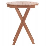 ΤΡΑΠΕΖΙ ΣΚΗΝΟΘΕΤΗ ΣΤΡΟΓΓΥΛΟ HEIDEL HM18120 ΞΥΛΟ TEAK--ΦΥΣΙΚΟ Φ60x75Υεκ.
