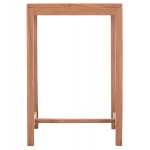 ΤΡΑΠΕΖΙ ΜΠΑΡ ΤΕΤΡΑΓΩΝΟ PRESSCOT HM18113 ΞΥΛΟ TEAK ΣΕ ΦΥΣΙΚΟ 70x70x105Υεκ.