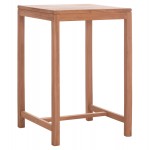 ΤΡΑΠΕΖΙ ΜΠΑΡ ΤΕΤΡΑΓΩΝΟ PRESSCOT HM18113 ΞΥΛΟ TEAK ΣΕ ΦΥΣΙΚΟ 70x70x105Υεκ.