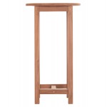 ΤΡΑΠΕΖΙ/ΣΤΑΝΤ ΜΠΑΡ ΣΤΡΟΓΓΥΛΟ PRESSCOT HM18114 ΞΥΛΟ TEAK--ΦΥΣΙΚΟ Φ60x105Υεκ.
