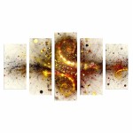 ΠΕΝΤΑΠΤΥΧΟΣ ΠΙΝΑΚΑΣ MDF EXPLOSION HM7206.07 100X60x0,3 εκ.