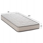 ΣΤΡΩΜΑ DREAMTOPIA ΣΕΙΡΑ RELIEF HM653.90-200 BONNELL SPRING 90x200 εκ.