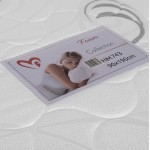 ΣΤΡΩΜΑ ΑΦΡΟΥ TRICO HM743 ΛΕΥΚΟ 90x190x10(πάχος)εκ.