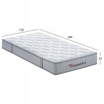 ΣΤΡΩΜΑ ΗΜΙΔΙΠΛΟ HYPNOTTICA HM748.02 POCKET SPRINGS--ΛΕΥΚΟ 120x200x25Υεκ.